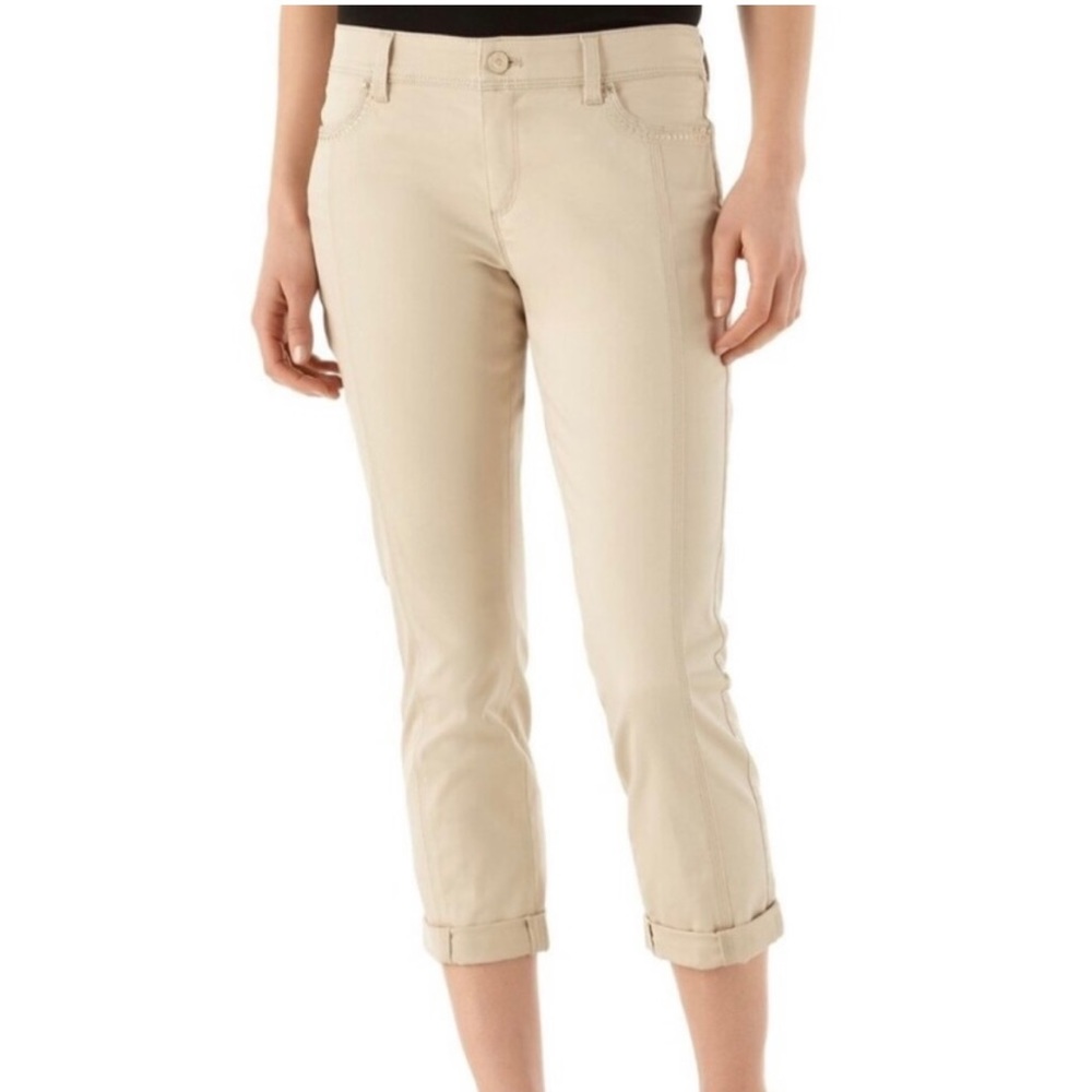 WHBM Sateen Crop Pants Size 4